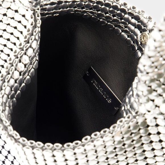 Medium Silver Pixel Shoulder Bag - Rabanne - Aluminium - Silver - Picture 4 of 4